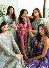 Shaam Shandar By Mushq Embroidered Chiffon 3 Piece Unstitched Suit MQ25SS D-01 TARA TAAL